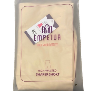 EMPETUA High Waisted Shaper Shorts, Women’s Size M/L, Beige